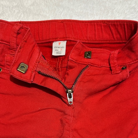 EUC Crewcuts red stretch Jeans size 2 - Picture 4 of 4